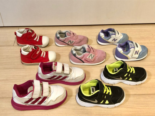 週末セール 子供靴5足nike ニューバランス ミキハウス Adidas12 5センチ 15 5センチ Neosis 南鳩ヶ谷のキッズ用品 子供 用シューズ の中古あげます 譲ります ジモティーで不用品の処分
