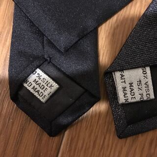 【新品未使用品】DIOR HOMME ディオールオム ネクタイ 7cm 蜂 2枚おまとめ