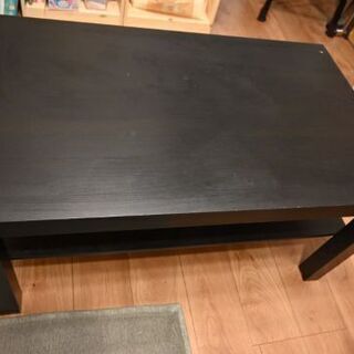 【ネット決済】IKEA ローテーブル、コーヒーテーブル 黒