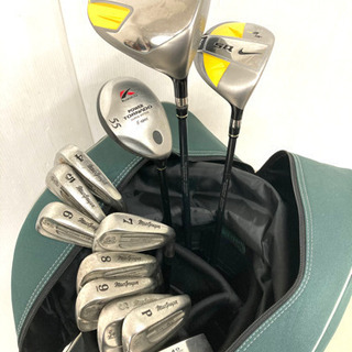 【豪華セット！】マグレガー ゴルフクラブセット＋ナイキ SQドライバー＋超美品バッグ＋シューズケース付き