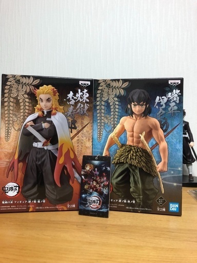 鬼滅の刃　煉獄杏寿郎\u0026嘴平伊之助\u0026キーホルダー