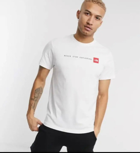 新品未使用 ザノースフェイス　半袖ロゴTシャツ