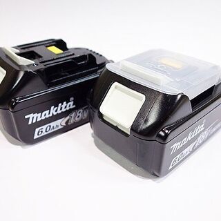 【苫小牧バナナ】未使用品 マキタ 純正 BL1860B リチウムイオンバッテリー 18V/6.0Ah 2個セット TD171バラシ品 現品特価♪