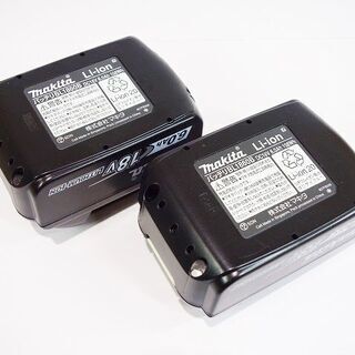 【苫小牧バナナ】未使用品 マキタ 純正 BL1860B リチウムイオンバッテリー 18V/6.0Ah 2個セット TD171バラシ品 現品特価♪