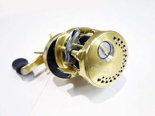 【苫小牧バナナ】極美品 SHIMANO/シマノ カルカッタ コンクエスト 200HG 右ハンドル ベイトリール ピカピカ/使用感ほぼナシ 本体のみ♪