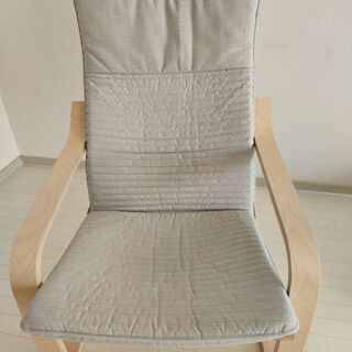 【IKEA】イケア ポエング 一人掛け椅子 ソファ グレー