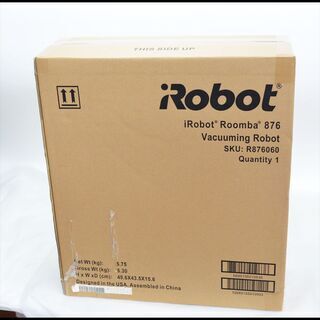 ｉＲｏｂｏｔ社 ロボット掃除機　ルンバ　ピューター R893060新品☆未開封 iRobot社 掃除機 ロボット掃除機 ルンバ876 シルバー R876060