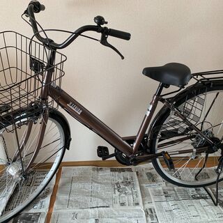 新品 自転車 引き取り 手渡し 27インチ 6段ギヤ付き