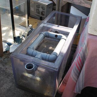 中古　１００×４０×ｈ４５　濾過槽 中古 100×40×h45 濾過槽