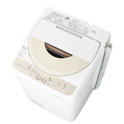 【中古】 SHARP 4.5kg 洗濯機 【クリーニング済み】