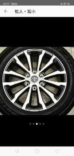 新車外しランドクルーザープラド150後期純正19インチアルミホイール、タイヤセット