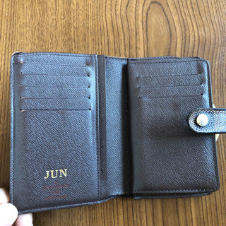 ダミエ　がま口財布