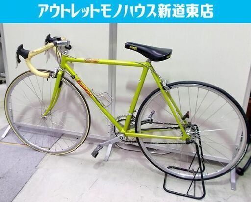 希少! LEGNANO 535mm 2×8 700×23 黄緑 クロモリ CAMPIONE DEL MONDO CAMPAGNOLO レニャーノ カンパニョーロ 自転車 札幌市東区 新道東店
