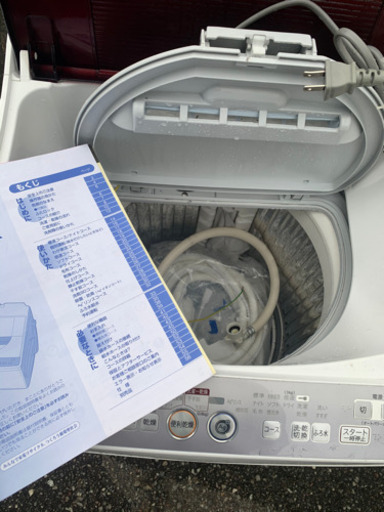 洗濯機　洗濯乾燥機　シャープSHARP ES-TG60K-P 取説付　使用可能　2010年製