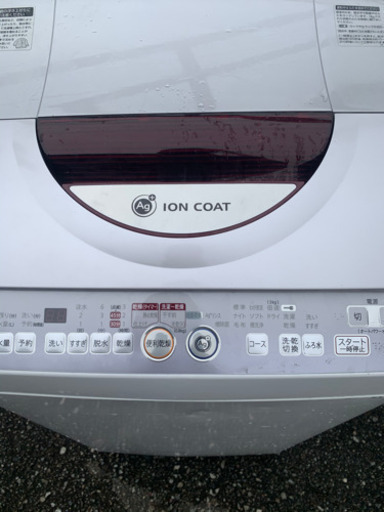 洗濯機　洗濯乾燥機　シャープSHARP ES-TG60K-P 取説付　使用可能　2010年製