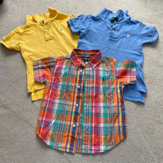 ラルフローレン 半袖シャツ チェックシャツ　ポロシャツ　3枚セット