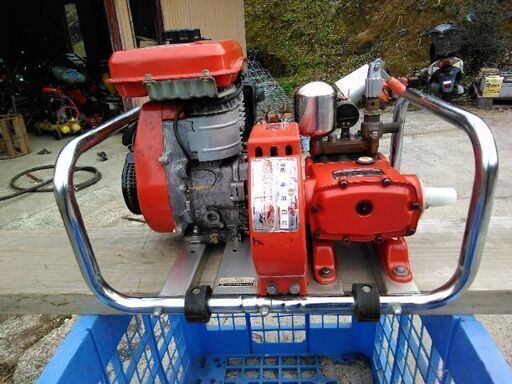 セット動噴 実働 三菱製 吸水排水ホース付き