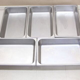 ステンレス製 フードパン 10枚セット　サイズ　300mm×500mm 深さ100mm ホテルパン フード用バット フードウォーマー(J841kwxY)③