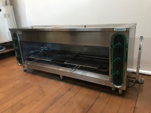 タニコー グリラー 上火式 ガスグリラー 焼き物器 TIG-150S LPガス 厨房 飲食店