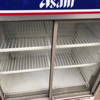 サンヨー 冷蔵ショーケース 冷蔵庫 178L SMR-90FG 瓶冷やし 厨房 飲食店 ①