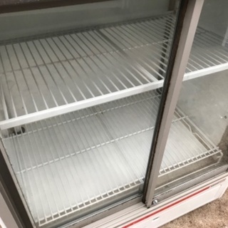 サンヨー 冷蔵ショーケース 冷蔵庫 178L SMR-90FAG 瓶冷やし