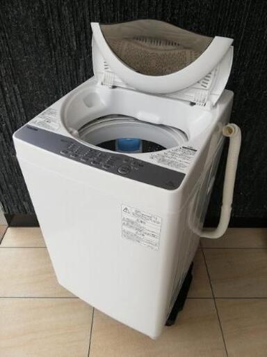 ◼️決定済◼️2019年製◼️東芝 全自動洗濯機  [洗濯5.0kg /風乾燥機能付(1.3kg) ] AW-5G6