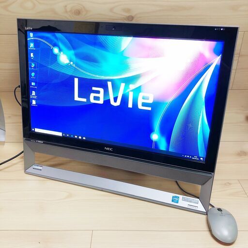 送料無料 HDD1TGB 一台限定 中古良品 フルHD 一体型PC 21.5型 NEC DA370/AAB Celeron 4GB 無線 ブルーレイ カメラ Windiws10 Office ストア