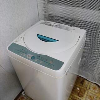 【ネット決済】SHARP　中古美品　全自動洗濯機　4.5k　お買...