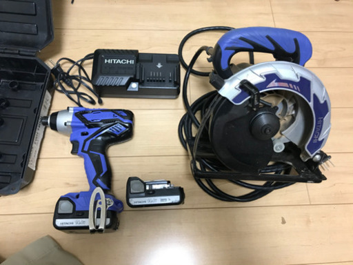 日立工機　14Vインパクトドライバーと丸ノコセット‼️値下げしました。