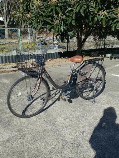 新基準電動アシスト自転車　ヤマハPASリチウムS　充電器　バッテリー　鍵1本