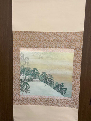 横山大観　『瑞祥』　掛軸