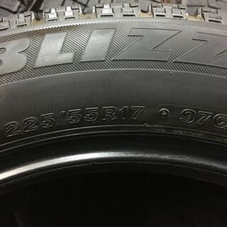 BS BLIZZAK VRX 225/55R17 17インチ スタッドレス 4本 2015年製 