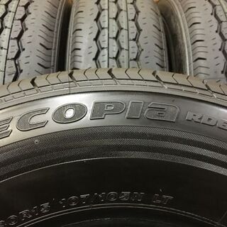 新車外し 2020年製 BS ECOPIA RD613 195/80R15 107/105N LT 15インチ 