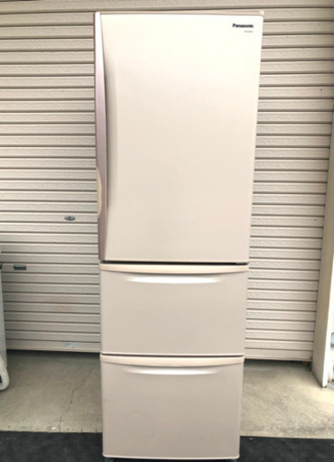 【ありがとうございました❗】パナソニック 3ドア ノンフロン冷蔵庫　NR-C379M-P　365L　自動製氷付