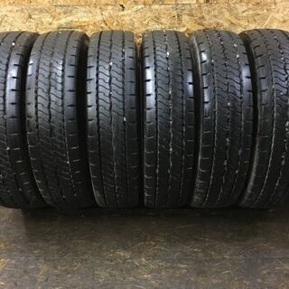 DUNLOP SP430 225/90R17.5 127/125L 17.5インチ トラックタイヤ 夏タイヤ 6本 2019年製 バリ溝  (TT140) クレジットカード ＱＲ決済可能 - タイヤ、ホイール