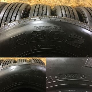 BS R202 215/85R16 120/118L LT 16インチ トラックタイヤ 夏タイヤ 6本 