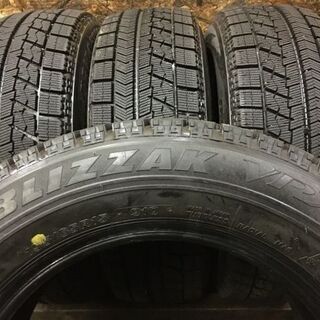 走行短め BS BLIZZAK VRX 195/65R15 15インチ スタッドレス 4本 2016年製 プリウス ヴォクシー ステップワゴン等　(VTJ272) クレジットカード ＱＲ決済可能