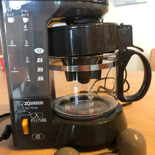 【取引成立】象印　コーヒーメーカー　EC-TC40（美品）