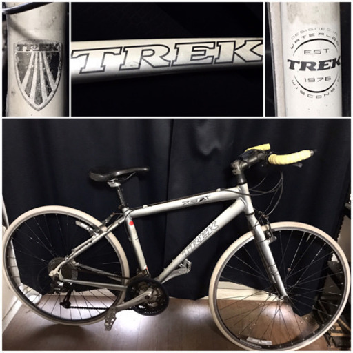TRECKトレック格安ブルホーン改クロスバイク自転車ピストロードマウンテン格安