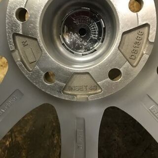 未使用 MACBES MB8 マクベス 社外ホイール 17インチ 4本 7J5HPCD114.3+48 エクストレイル CX-5 CX-8等　(VHJ137) クレジットカード QR決済可能