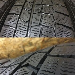 【DUNLOP WINTER MAXX WM02 215/55R17】スタッドレス【社外 17インチ 7J5HPCD114.3+53】オデッセイ ヴェゼル等　(VTK295) クレジットカード QR決済可能