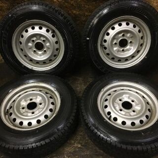 BS BLIZZAK 配送 VL1 165R14 LT 6PR】スタッドレス【日産 純正スチール 
