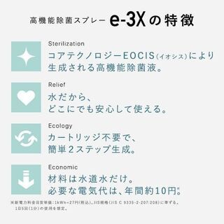 e-3X （高機能除菌スプレー）