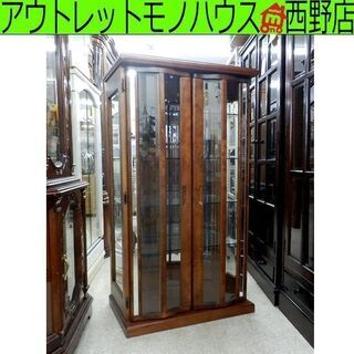 ▷コレクションボード 大雪木工 「キュリオ」 ガラス製飾り棚 木工家具 