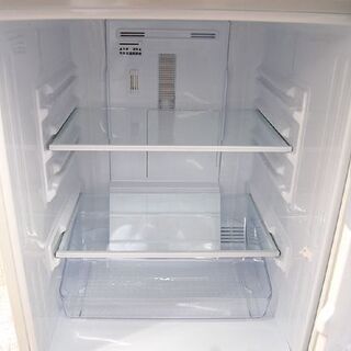 冷蔵庫 2ドア 137L 2017年製 シャープ SHARP SJ-D14C-W ホワイト