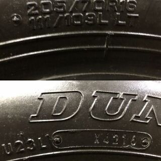 DUNLOP SP485 205/70R16 111/109L LT 16インチ トラックタイヤ 夏
