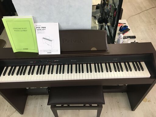 中古 CASIO PX-760 Privia 電子ピアノ 88鍵 2018年製！！