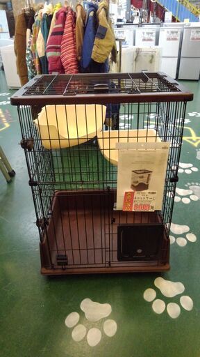 【店舗同時販売中】PETIO　ペットケージ　キャットケージサークル　癒しのネコ【店頭ご来店購入限定】