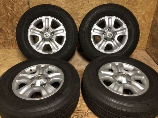 BS DUELER H/L 275/65R17】夏タイヤ【トヨタ ランクル100 純正ホイール 