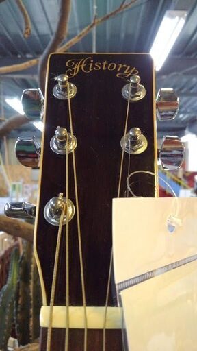 【店舗同時販売中】ヒストリー　アコギ　ケース付き【店頭ご来店購入限定】 店舗同時販売中】ヒストリー アコギ ケース付き【店頭ご来店購入限定】